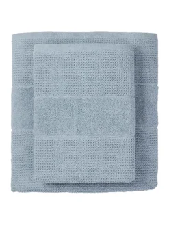 2er-Set: Duschtücher "Turin" in Hellblau