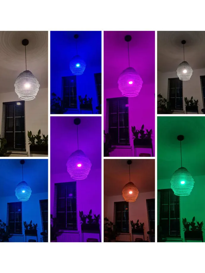 4er-Set: E27 LED-Leuchtmittel in Bunt - EEK G (A bis G)