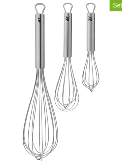 3er-Set: Edelstahl-Schneebesen