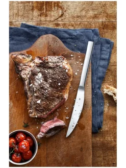 6er-Set: Edelstahl-Steakmesser 