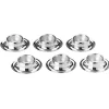 6er-Set: Eierbecher in Silber - Ø 8,5 cm