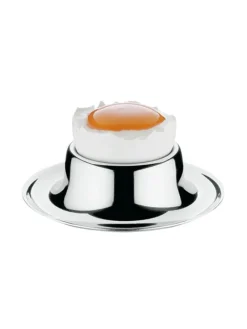 6er-Set: Eierbecher in Silber - Ø 8,5 cm