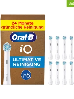 8er-Set: Ersatz-Bürstenköpfe "iO Ultimative Reinigung" in Weiß