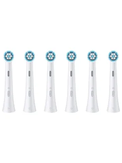 6er-Set: Ersatz-Bürstenköpfe "iO Sanfte Reinigung" in Weiß