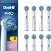8er-Set: Ersatz-Bürstenköpfe "Pro Sensitive Clean" in Weiß