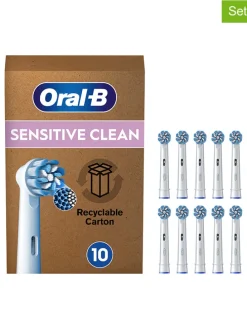 10er-Set: Ersatz-Bürstenköpfe "Pro Sensitive Clean" in Weiß