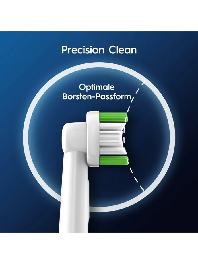 10er-Set: Ersatz-Bürstenköpfe "Precision Clean" in Weiß