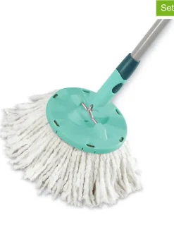 2er-Set: Ersatzköpfe "Disc Mop" in Weiß/ Türkis - 2x 2 Stück