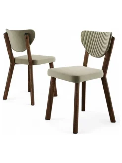 4er-Set: Esszimmerstühle "Arfe" in Creme - (B)45 x (H)86 x (T)46 cm