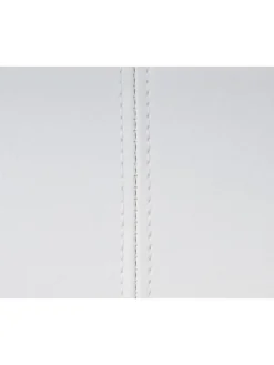 6er-Set Esszimmerstuhl A50, Weiß, Chromfuß