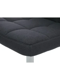 2er-Set Esszimmerstuhl Cadiz drehbar, Dunkelgrau