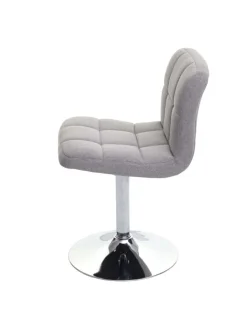 2er-Set Esszimmerstuhl Cadiz drehbar, Hellgrau