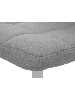 2er-Set Esszimmerstuhl Cadiz drehbar, Hellgrau