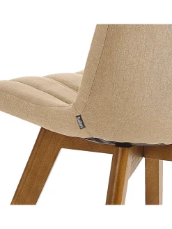 2er-Set Esszimmerstuhl CALGARY in Beige/Braun