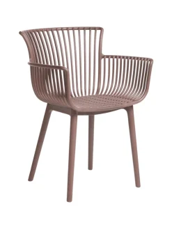 4er-Set Esszimmerstuhl PESARO in Braun