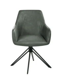 2er-Set Esszimmerstuhl SANSARC in Grün/Schwarz