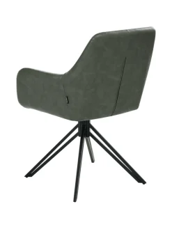 2er-Set Esszimmerstuhl SANSARC in Grün/Schwarz