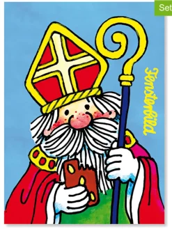 2er-Set: Fensterfolien "Nikolaus mit Printe" - ab 3 Jahren