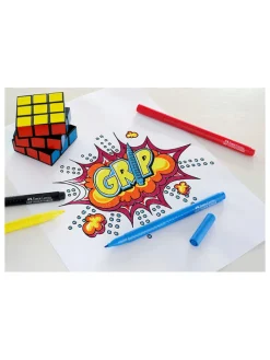 2er-Set: Filzstifte "Grip"- 2x 10 Stück