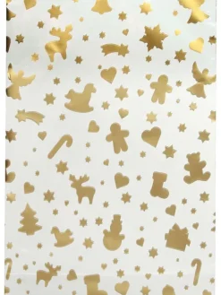 2er-Set: Foliengeschenktüten in Gold - 2x 16 Stück