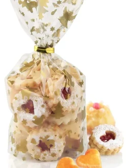 2er-Set: Foliengeschenktüten in Gold - 2x 16 Stück