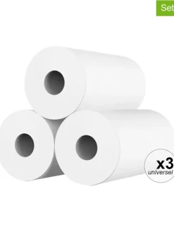 3er-Set: Fotopapierrolle in Weiß