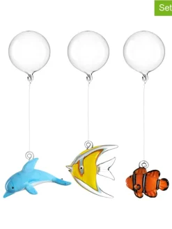 3er-Set: Freischwimmer ''Clownfisch Delfin Fisch'' in Bunt - (L)21 cm