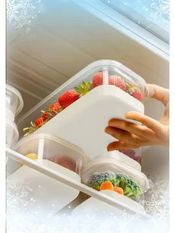 12er-Set: Frischhaltedosen in Grau/ Transparent