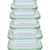 12er-Set: Frischhaltedosen in Grün