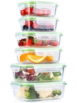 12er-Set: Frischhaltedosen in Grün