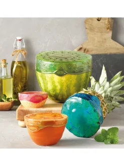 4er-Set: Frischhaltehüllen in Bunt