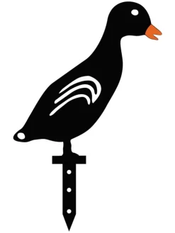 6er-Set: Gartendeko in Schwarz