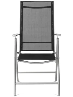 2er-Set: Gartenstühle in Anthrazit - (B)56 x (H)106 x (T)87,5 cm