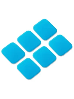 6er-Set: Gelpads in Hellblau