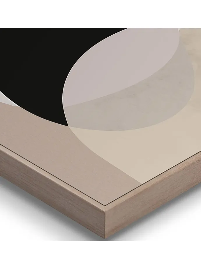 2er-Set: Gerahmte Kunstdrucke "Soft Organics"