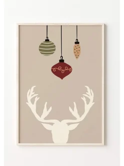 3er-Set: Gerahmte Kunstdrucke