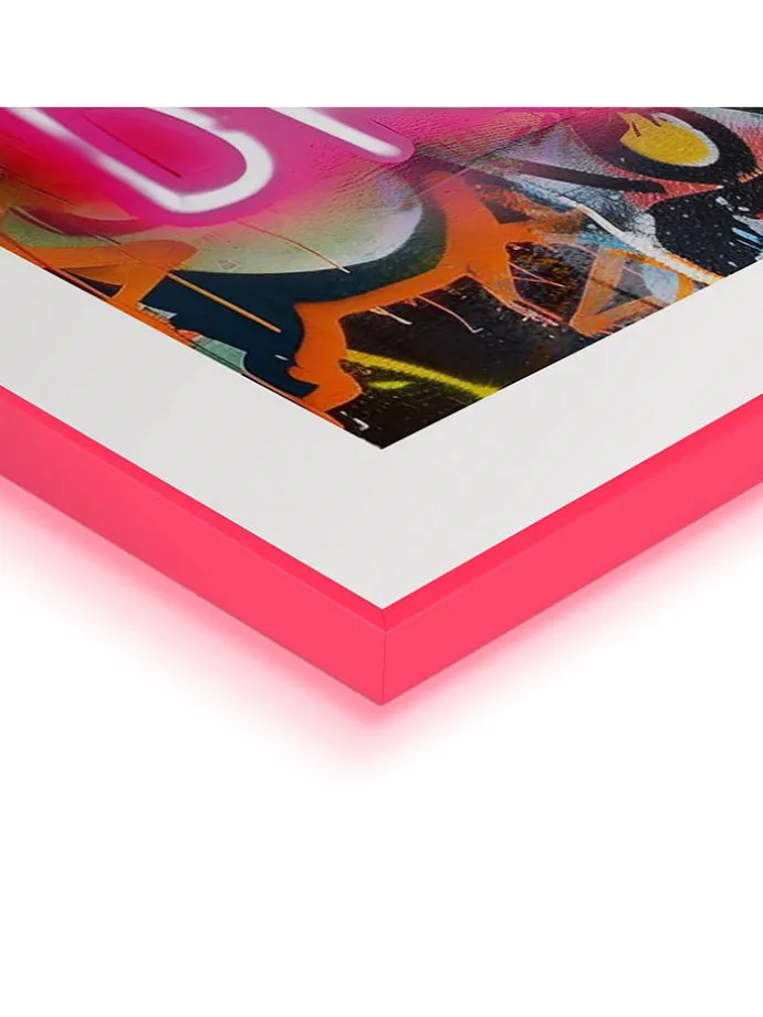 3er-Set: Gerahmte Kunstdrucke "Streetart Compilation"