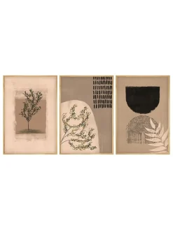 3er-Set: Gerahmte Kunstdrucke