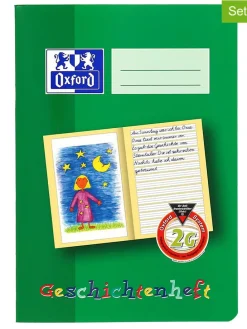 10er-Set: Geschichtenhefte in Grün - DIN A5