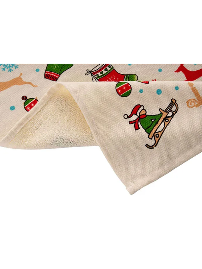 2er-Set: Geschirrtücher in Beige