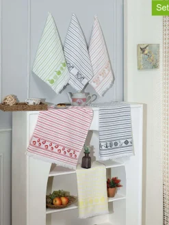 6er-Set: Geschirrtücher in Bunt