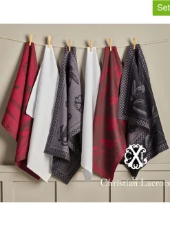 2er-Set: Geschirrtücher in Weiß