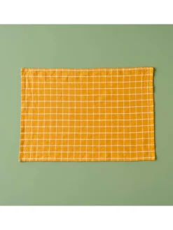 3er-Set: Geschirrtücher "Juno" in Gelb/ Weiß - (L)65 x (B)45 cm