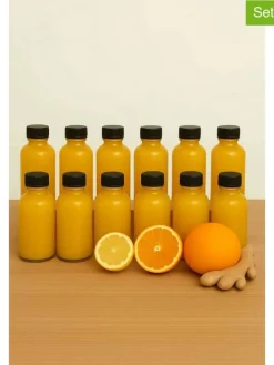 12er-Set: Glasflaschen in Schwarz - 100 ml