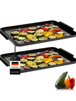 2-er-Set Grillplatte