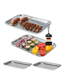 4-er-Set Grillschale