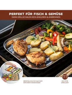 4-er-Set Grillschale