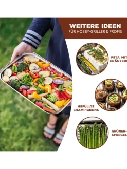 2-er-Set Grillschale