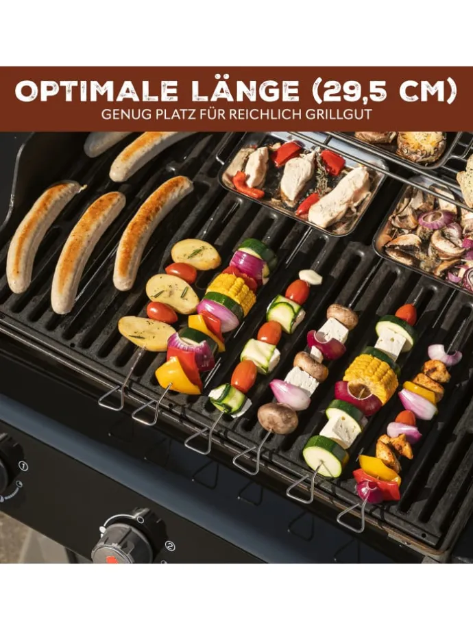 12-er-Set Grillspieße