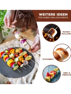 12-er-Set Grillspieße